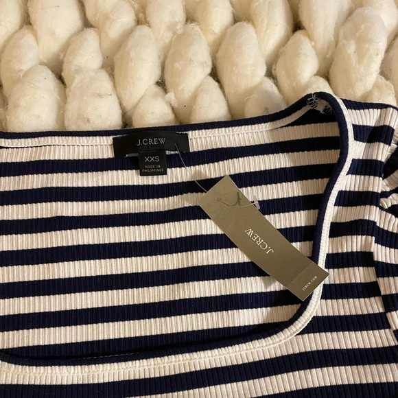 J.Crew scoop neck long sleeve ribbed top - Picture 5 of 9